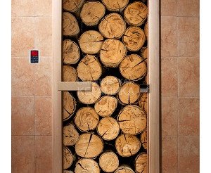 Дверь бан. DW (с фотопечатью) 1900*700 кор. ольха А046 1