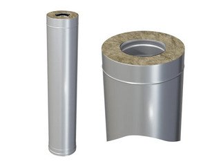 Сэндвич 1,0 м (AISI 430/0,5мм + оц.) Ф150х210, Ferrum GS 30-50Z
