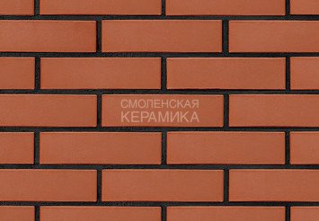 Кирпич облицовочный БРАЕР Красный гладкий 0,7 НФ 1