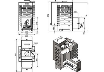 Печь для бани ASTON 16 АКВА 4