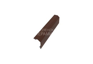Пристенная планка накладная 30х20х50х20мм (Длина 2.00м) AQUASYSTEM PE Rooftop Бархат Zn 180 1