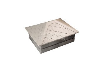 Колпак Zking Everest 520 х 390 с посадкой на 2x1,5 кирпича бежевый 1