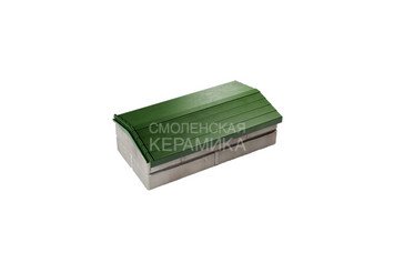 Парапет Zking Bona 255х510 на 1 кирпич зеленый 1