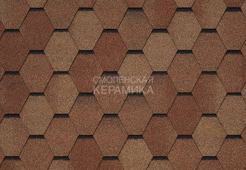 Гибкая черепица TEGOLA BUSINESS VENETO Terracotta 206 1