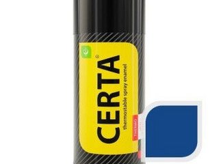 Краска-аэрозоль термостойкая Церта синий (520мл) +400гр.