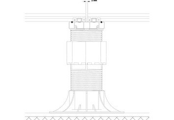 Стыковочная алюминиевая лага HILST 100x20x4000 мм 5