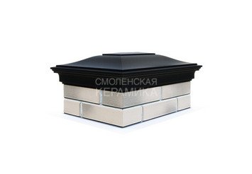 Колпак с посадкой на 2x1,5 кирпича Zking Monblan черный 1