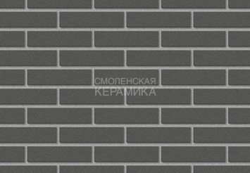 Кирпич облицовочный полнотелый BARRUM Мокрый асфальт, гладкий 1НФ 2