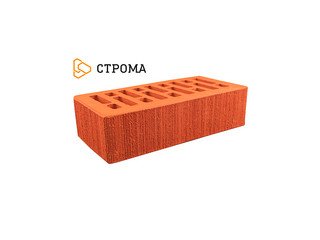 Кирпич облицовочный СТРОМА, 1НФ Красный бархат