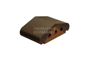 Профильный клинкерный кирпич ZG Clinker К12 коричневый 1