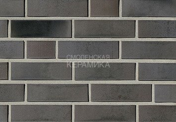 Клинкерная плитка фасадная Röben BRISBANE 22 Антрацитовый с оттенком гладкая NF14 1