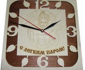 Часы резные С легким паром ЧР-Л 1