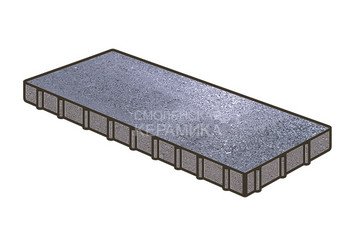 Гранитная тротуарная плитка Готика, Плита Granite FINO, 1000x500x100, Амфиболит 1