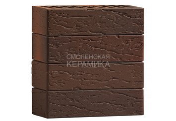 Кирпич лицевой керамический VOLGABRICK 1НФ горизонтальный Руст №70 М200 2