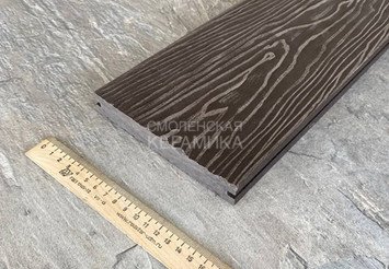 Террасная доска Latitudo Solid полнотелая 150x21x3000 мм, Венге 4