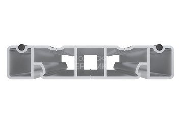 Стыковочная алюминиевая лага HILST 100x20x4000 мм 2