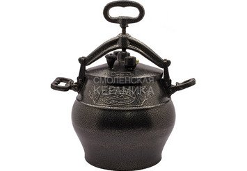 Афганский казан-скороварка черный с ручками 8 литров 3