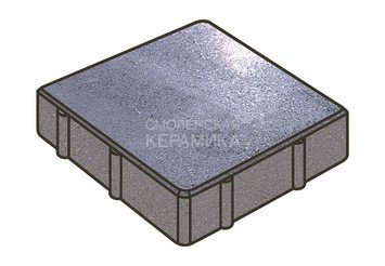 Гранитная тротуарная плитка Готика, Квадрат Granite FINO, 200x200x80, Амфиболит 1