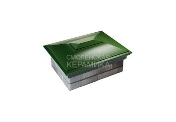 Колпак с посадкой на 2x1,5 кирпича Zking Monblan зеленый 1