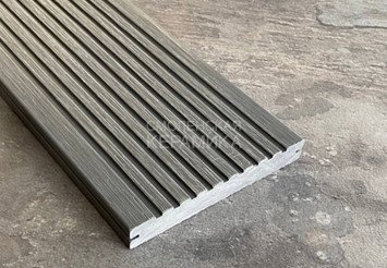 Террасная доска Latitudo Solid-152 полнотелая 152x20x3000 мм, Серый 3