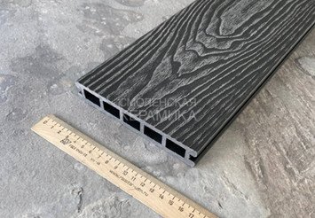 Террасная доска Latitudo 3D-Wood, 150х24х4000 мм, Графит 5