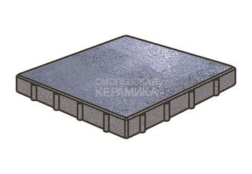 Гранитная тротуарная плитка Готика, Квадрат Granite FINO, 600x600x80, Амфиболит 1
