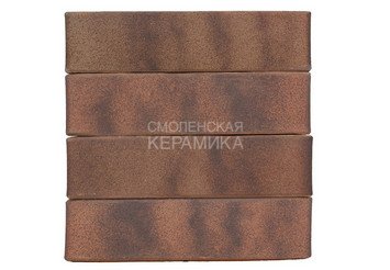 Кирпич лицевой керамический ЛСР Ореховый флэш, гладкий, 1НФ 4