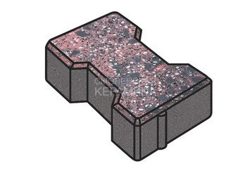 Гранитная тротуарная плитка Готика, Катушка Granite FINO, 60 мм, Дымовский 1