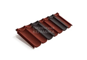Композитная черепица Metrotile MISTRAL Красно-чёрный 1