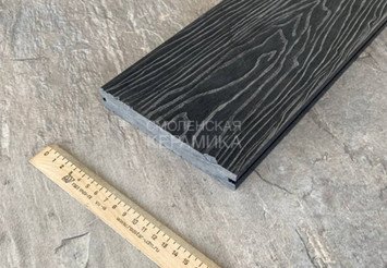 Террасная доска Latitudo Solid полнотелая 150x21x3000 мм, Графит 4