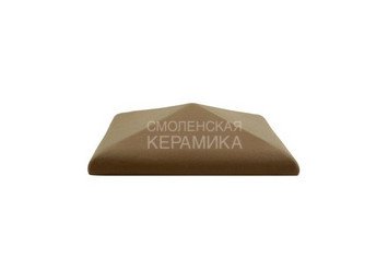 Колпак для забора ZG Clinker клинкерный С30 коричневый 1