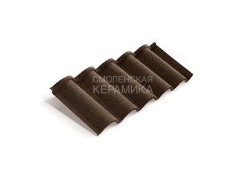 Композитная черепица Metrotile ROMANA Кофе 1