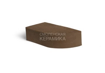 Кирпич печной фигурный LODE Brunis F 17, коричневый 1