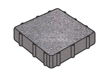 Тротуарная плитка Готика, Квадрат Premium Gold, 200x200x80 мм, цвет Голд 13 1