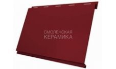 Сайдинг GL Optima MatPe Вертикаль gofr,line,prof 0,45мм красный глянцевый 1