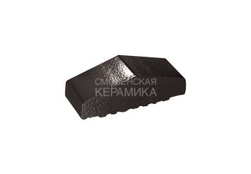 Профильный кирпич полнотелый King Klinker 180/120x65x58 ониксовый черный (17) 1
