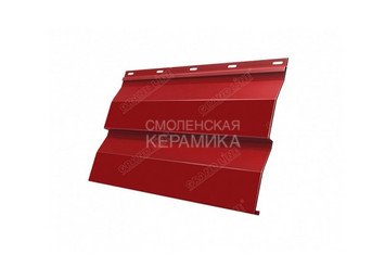 Сайдинг GL Print Корабельная доска 0,45мм-0,5мм красный матовый 2