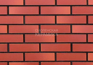 Кирпич лицевой Красная Гвардия 1,4 НФ, Chianti Premium гладкий 2