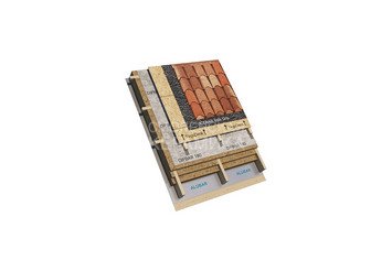 Гибкая черепица TEGOLA PREMIUM Liberty Opale grigio 464 2