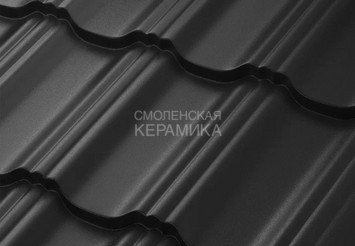 Модульная черепица AQUASYSTEM Гетеборг Pural BT MATT Черный изумруд RR33 1205х420 мм 1