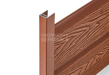 Заборная панель EasyDecking Wood-X 146×20×3010 мм, Коричневый 5