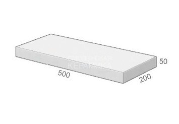 Крышка для блока заборного STEINGOT 500x200x50 мм, Бурый камень (Stein Brown) 3