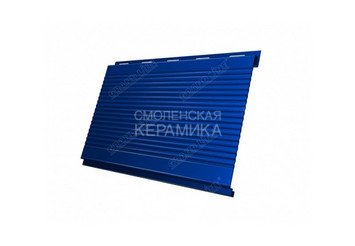 Сайдинг GL Quarzit Matt Вертикаль 0,5мм синий матовый 2