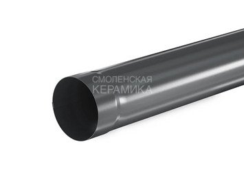 Труба водосточная ( 1.0 м) 100, AQUASYSTEM PU, RAL7024 1