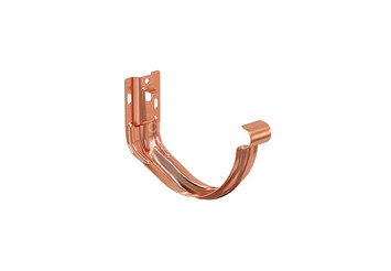 Крюк крепления желоба короткий с компл. крепл. усиленный 125, AQUASYSTEM (Медь) 1