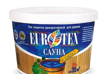 Лак Евротекс Рогнеда 2,5л сауна (13235) 1