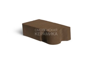 Кирпич печной фигурный LODE Brunis F 20, коричневый 1