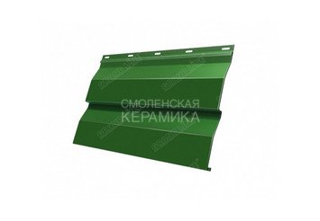 Сайдинг GL Velur Корабельная доска 0,5мм зеленый матовый 2