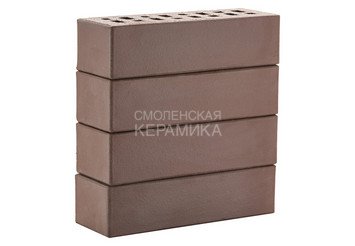 Клинкер фасадный ЛСР «Мюнхен» коричневый гладкий 2