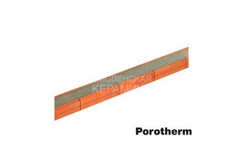 Керамобетонная перемычка Porotherm 120/65 мм; L 2,50м 1